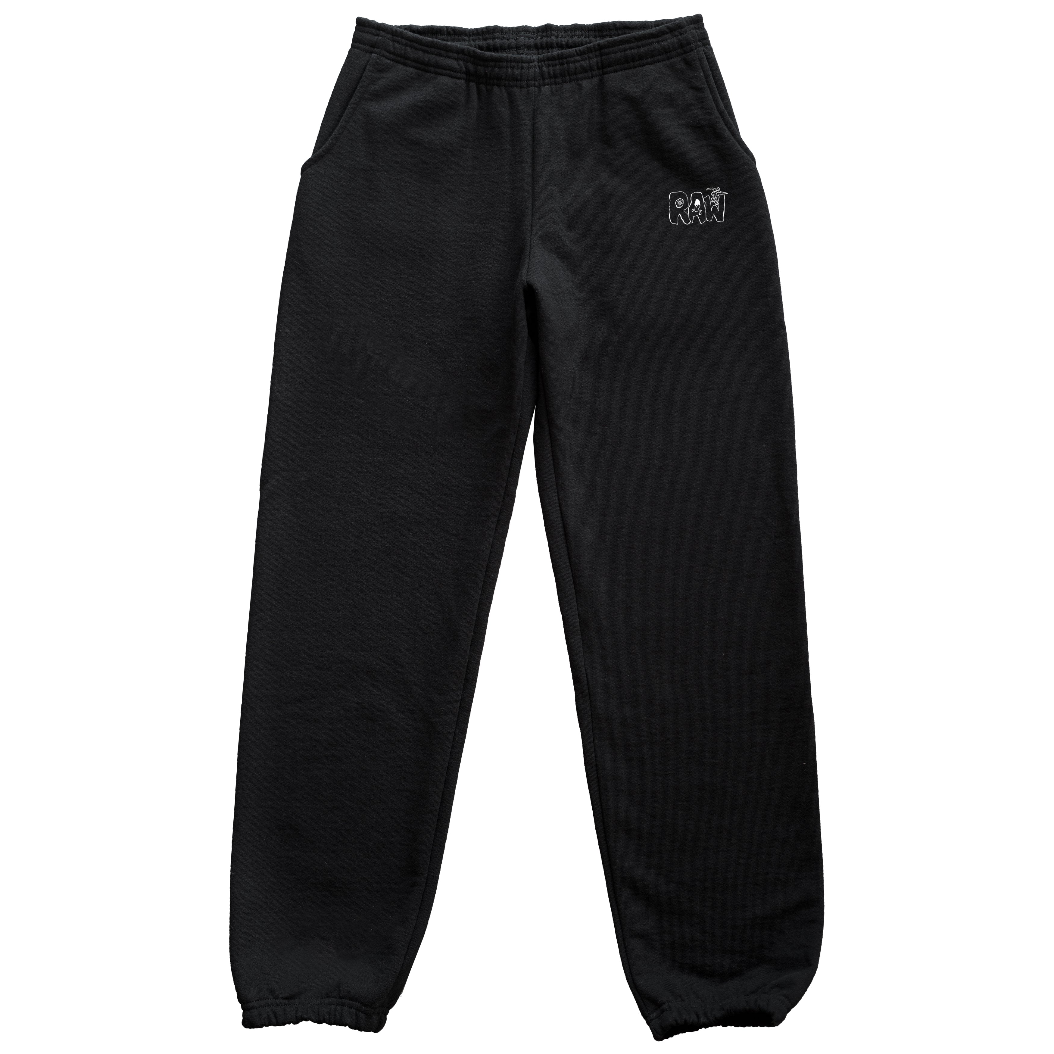 ★Wai Kei★ Logo embroidered sweatpants black YKBE01PT06-3 Kaiia Petite embroidered logo wide leg sweatpants in black